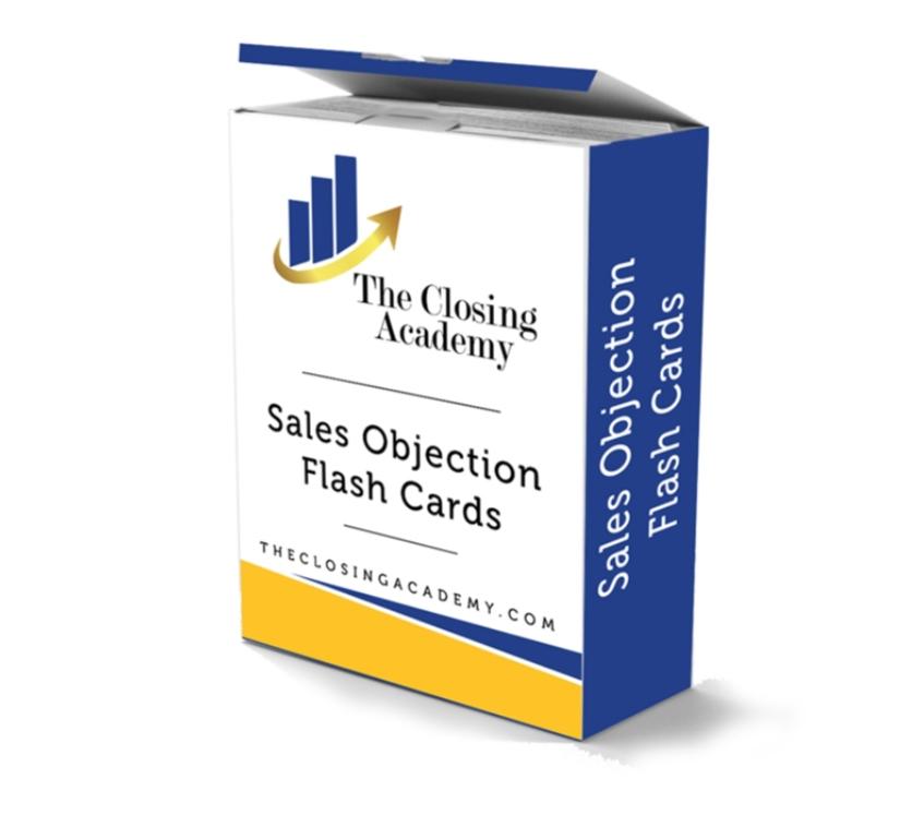 Sales Objection Flash Cards
